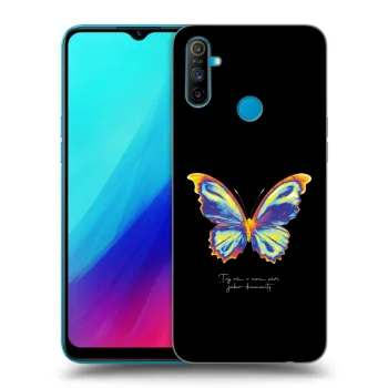 Obal pro Realme C3 - Diamanty Black
