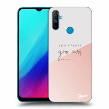 Picasee silikonový černý obal pro Realme C3 - You create your own opportunities