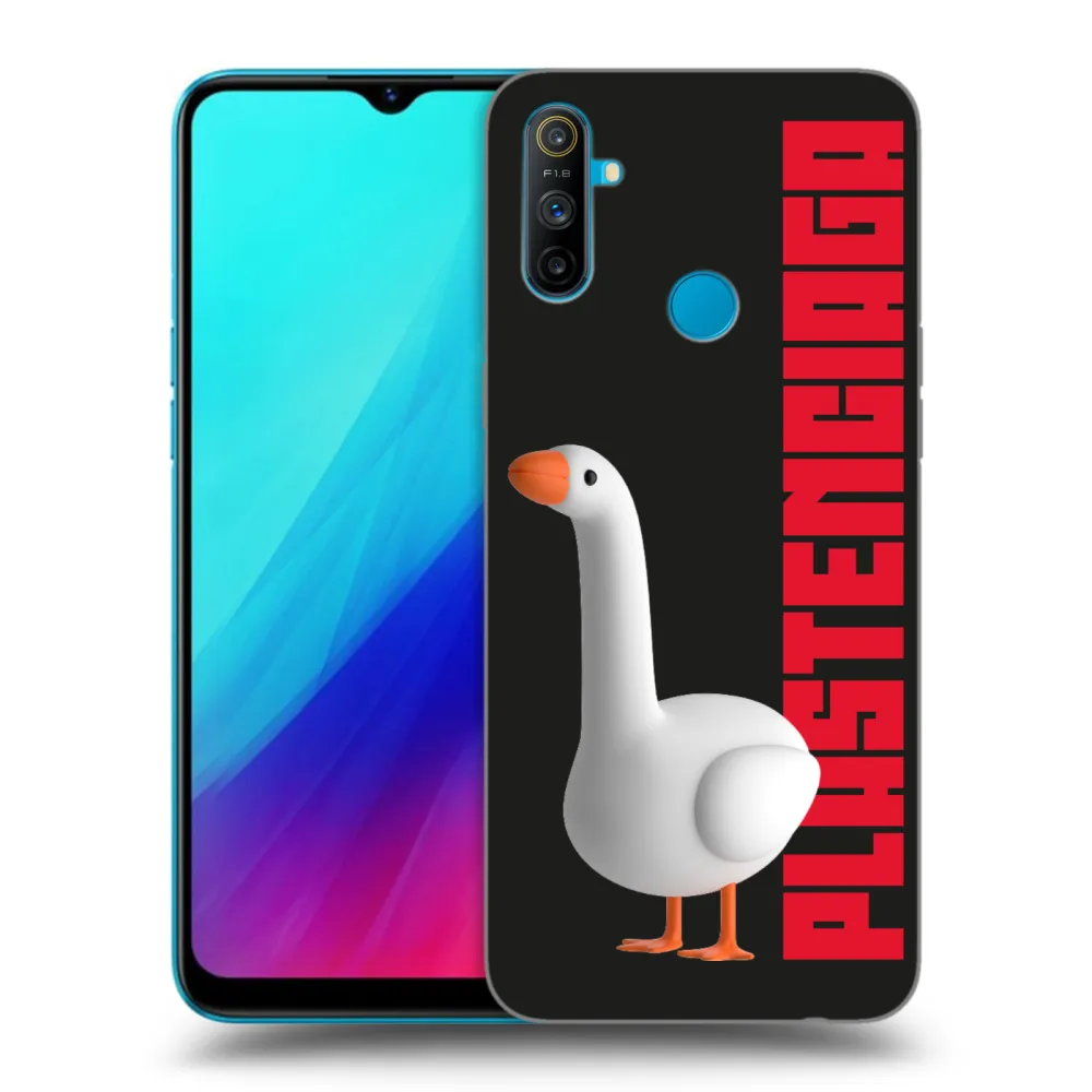 Picasee silikonový černý obal pro Realme C3 - Kiky Ricky