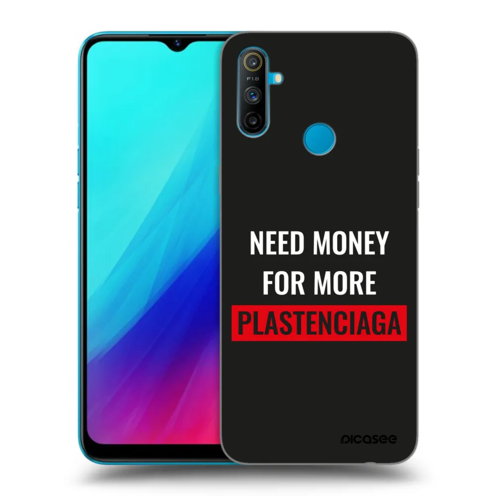Picasee silikonový černý obal pro Realme C3 - More PLASTENCIAGA