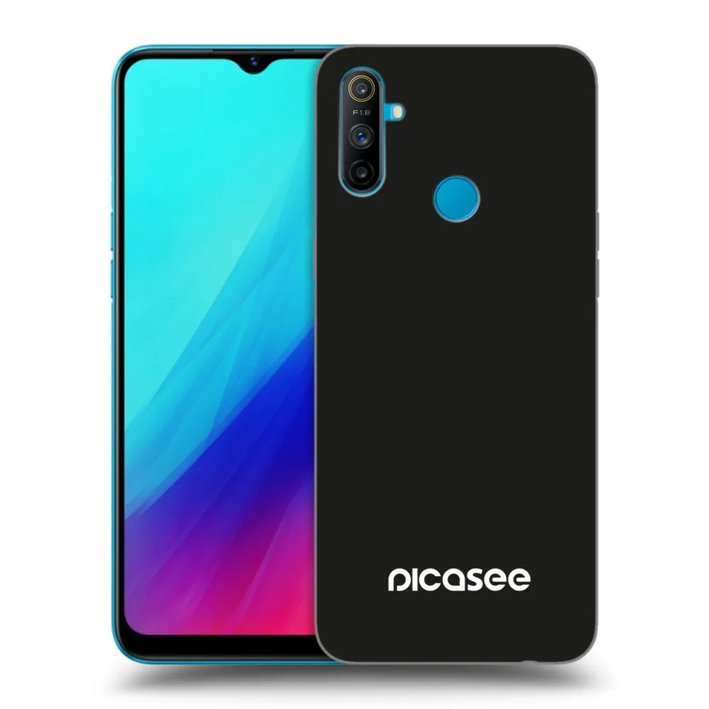 Picasee silikonový černý obal pro Realme C3 - Picasee