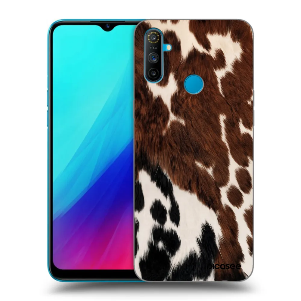 Picasee silikonový černý obal pro Realme C3 - Rust