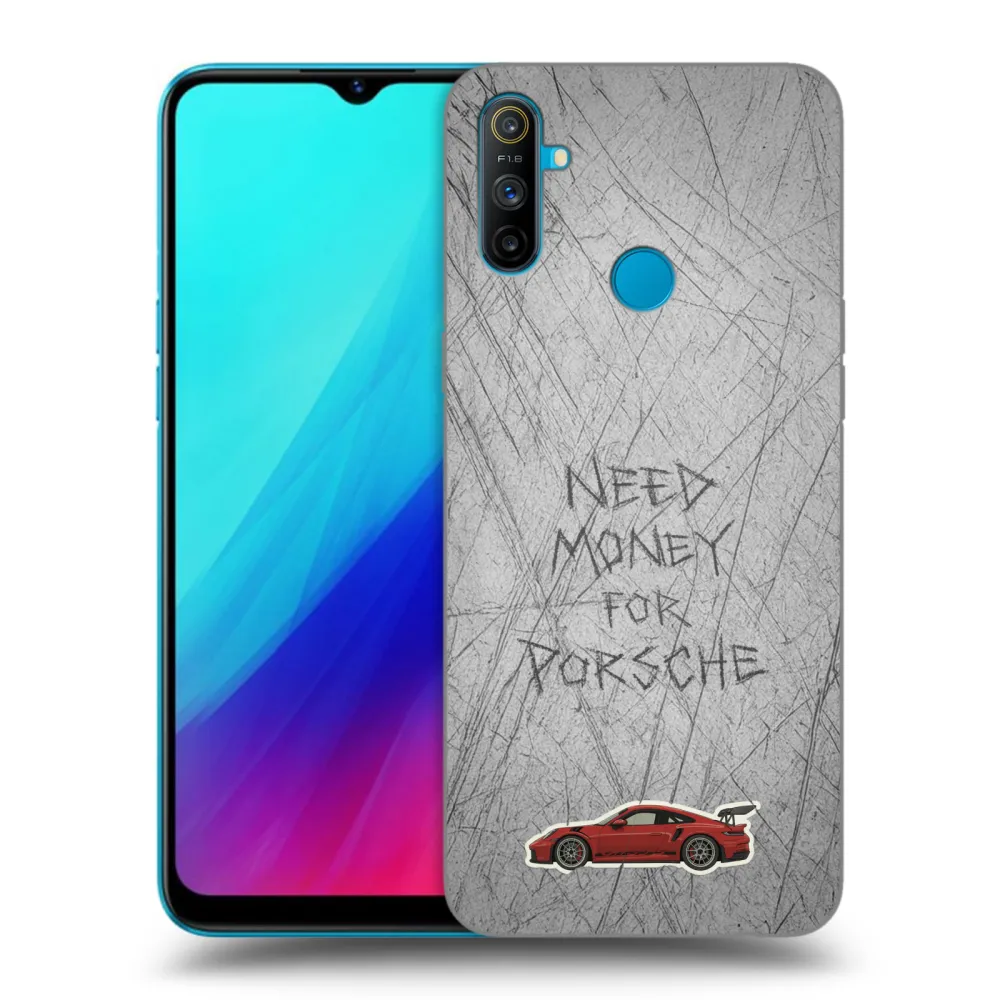 Picasee silikonový černý obal pro Realme C3 - Garage Scratch