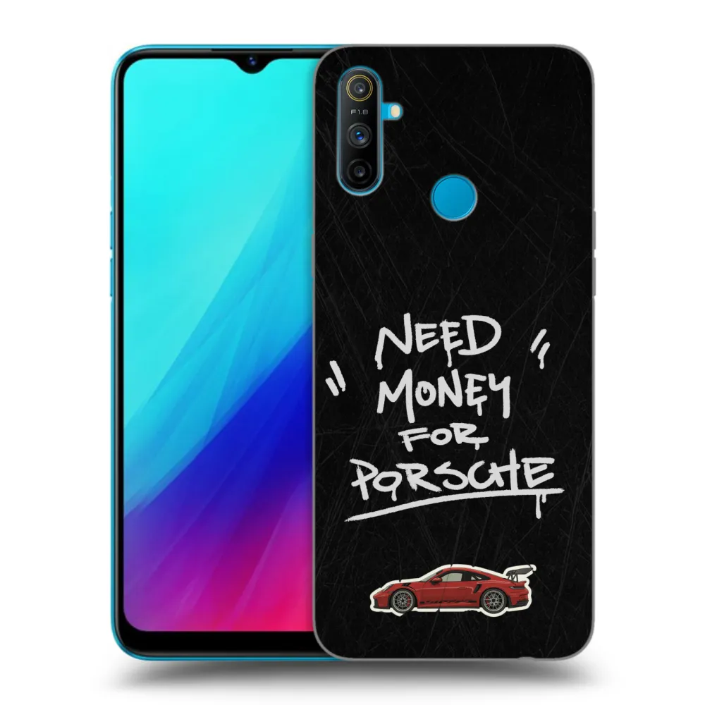 Picasee silikonový černý obal pro Realme C3 - Dark Racer