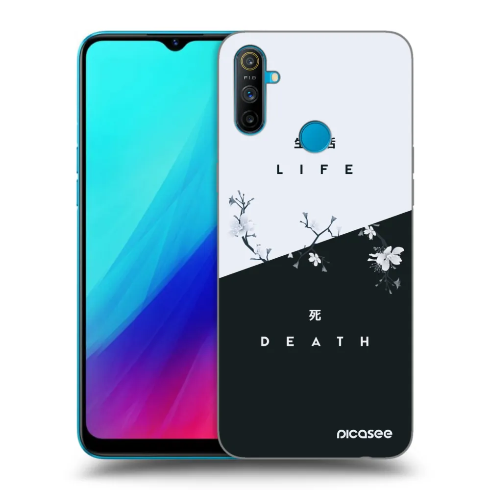 Picasee silikonový černý obal pro Realme C3 - Živý - Mrtvý