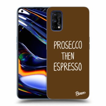Picasee silikonový průhledný obal pro Realme 7 Pro - Prosecco then espresso