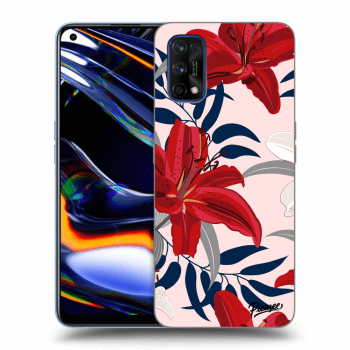 Obal pro Realme 7 Pro - Red Lily
