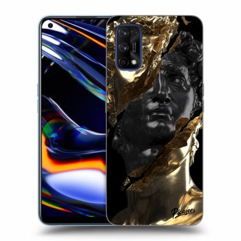 Obal pro Realme 7 Pro - Gold - Black