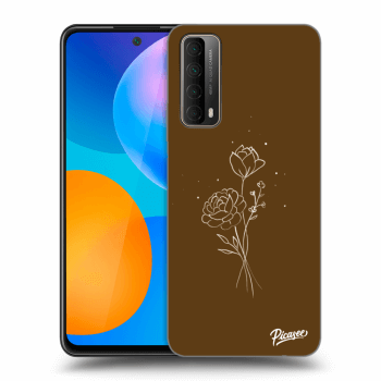 Obal pro Huawei P Smart 2021 - Brown flowers