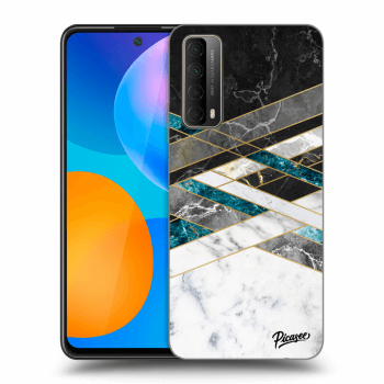 Obal pro Huawei P Smart 2021 - Black & White geometry