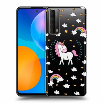 Picasee silikonový průhledný obal pro Huawei P Smart 2021 - Unicorn star heaven