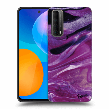 Obal pro Huawei P Smart 2021 - Purple glitter