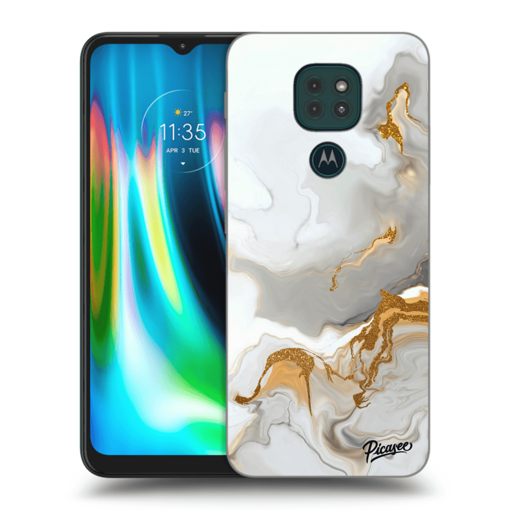 Picasee silikonový průhledný obal pro Motorola Moto G9 Play - Her