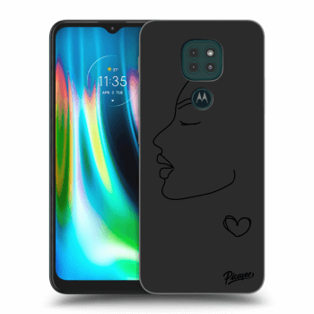 Picasee silikonový černý obal pro Motorola Moto G9 Play - Couple girl
