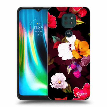 Obal pro Motorola Moto G9 Play - Flowers and Berries