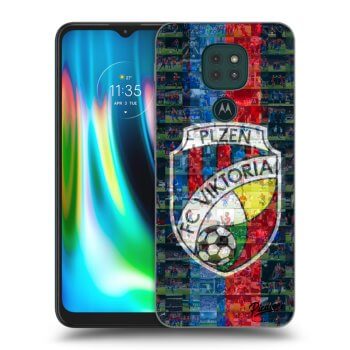 Picasee silikonový průhledný obal pro Motorola Moto G9 Play - FC Viktoria Plzeň A