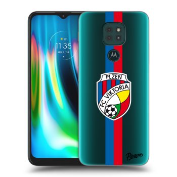 Picasee silikonový průhledný obal pro Motorola Moto G9 Play - FC Viktoria Plzeň H