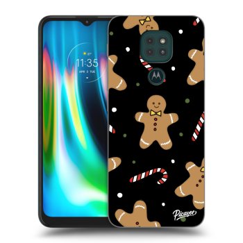Picasee silikonový černý obal pro Motorola Moto G9 Play - Gingerbread