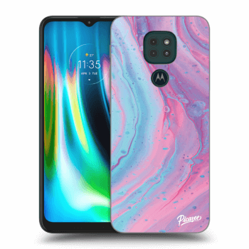 Obal pro Motorola Moto G9 Play - Pink liquid