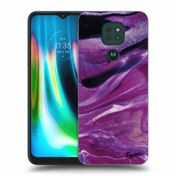 Obal pro Motorola Moto G9 Play - Purple glitter