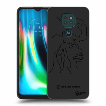 Picasee silikonový černý obal pro Motorola Moto G9 Play - Forehead kiss