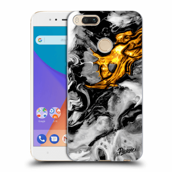 Obal pro Xiaomi Mi A1 Global - Black Gold 2