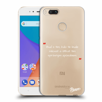 Obal pro Xiaomi Mi A1 Global - Správná láska Bílá