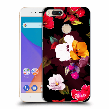 Picasee silikonový průhledný obal pro Xiaomi Mi A1 Global - Flowers and Berries