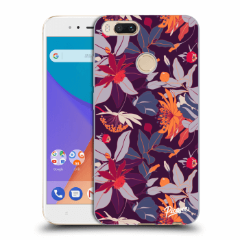Obal pro Xiaomi Mi A1 Global - Purple Leaf