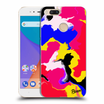 Picasee silikonový průhledný obal pro Xiaomi Mi A1 Global - Watercolor