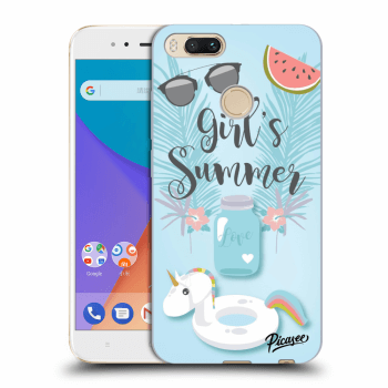 Picasee silikonový průhledný obal pro Xiaomi Mi A1 Global - Girls Summer