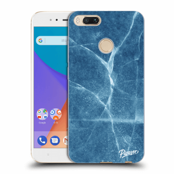Picasee silikonový průhledný obal pro Xiaomi Mi A1 Global - Blue marble