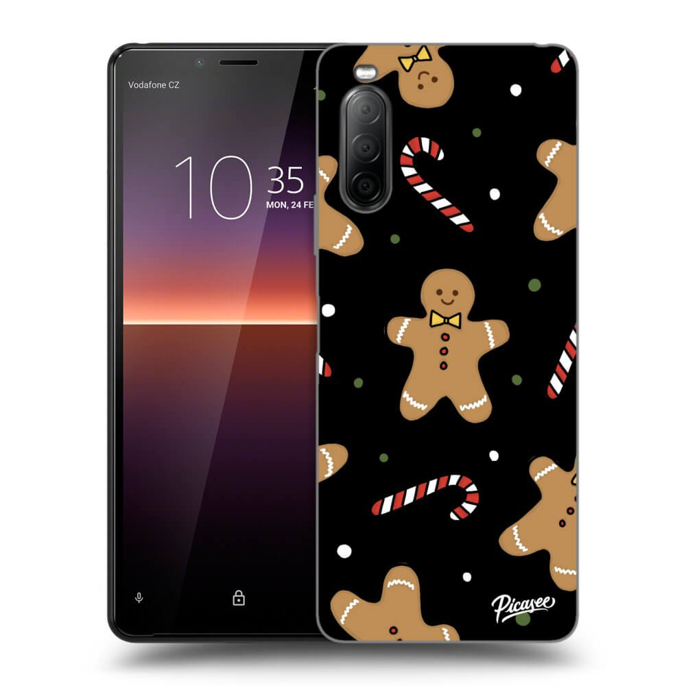 Picasee silikonový černý obal pro Sony Xperia 10 II - Gingerbread