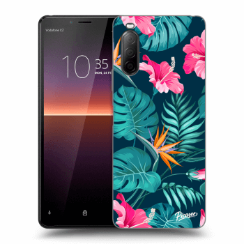 Obal pro Sony Xperia 10 II - Pink Monstera