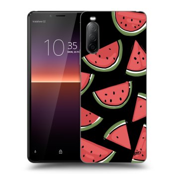Picasee silikonový černý obal pro Sony Xperia 10 II - Melone