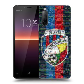 Picasee silikonový černý obal pro Sony Xperia 10 II - FC Viktoria Plzeň A