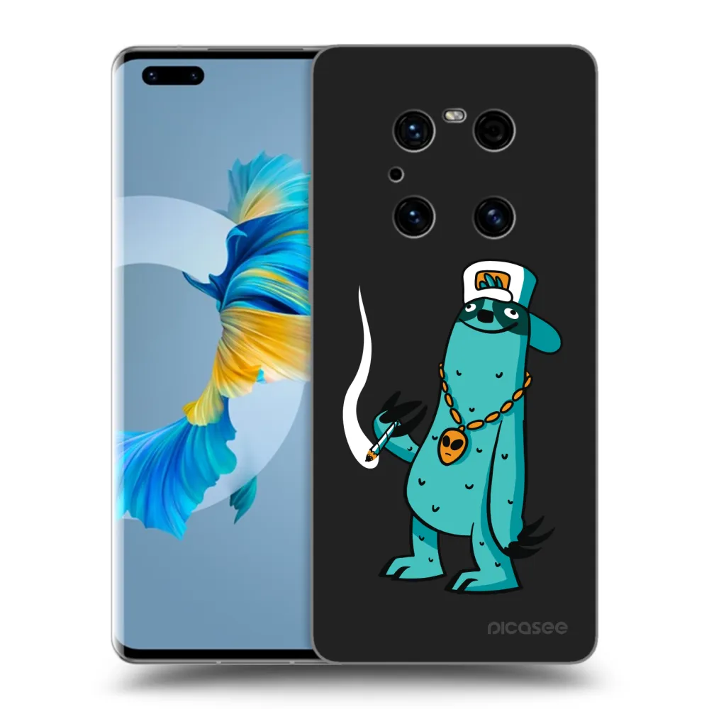 Picasee silikonový černý obal pro Huawei Mate 40 Pro - Earth - Je mi fajn