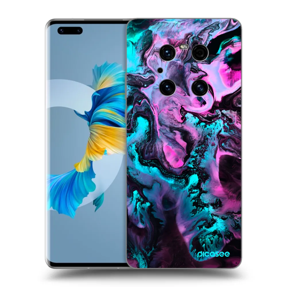 Picasee silikonový černý obal pro Huawei Mate 40 Pro - Lean