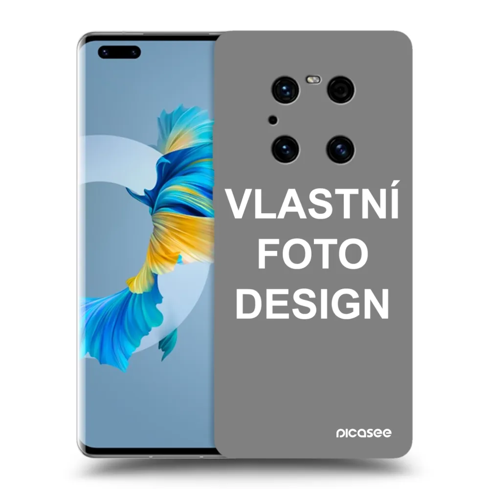Silikonový průhledný obal pro Huawei Mate 40 Pro - Vlastní fotka/motiv