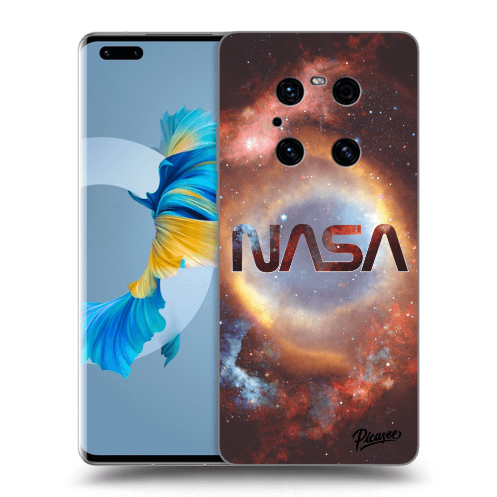 Picasee silikonový černý obal pro Huawei Mate 40 Pro - Nebula