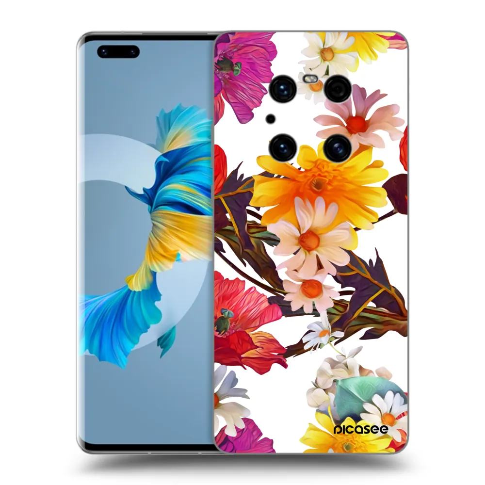Picasee silikonový černý obal pro Huawei Mate 40 Pro - Meadow