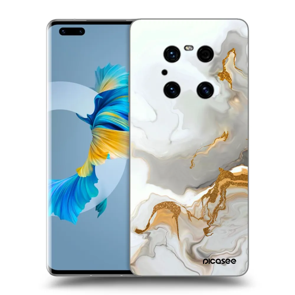 Picasee silikonový černý obal pro Huawei Mate 40 Pro - Her