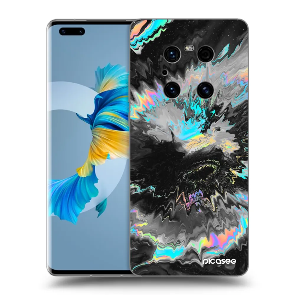 Picasee silikonový černý obal pro Huawei Mate 40 Pro - Magnetic