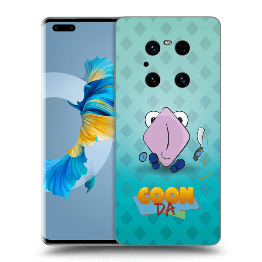 Picasee silikonový černý obal pro Huawei Mate 40 Pro - COONDA holátko - světlá