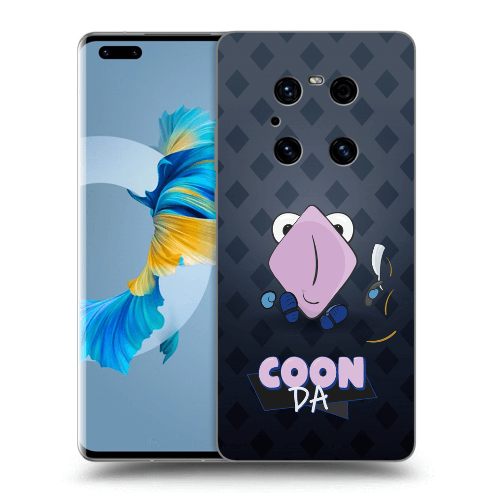 Picasee silikonový černý obal pro Huawei Mate 40 Pro - COONDA holátko - tmavá