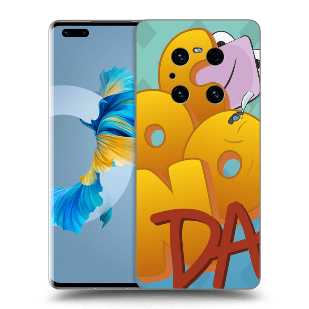 Picasee silikonový černý obal pro Huawei Mate 40 Pro - Obří COONDA