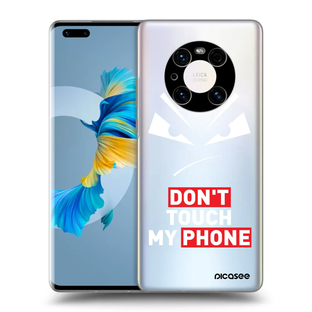Picasee silikonový průhledný obal pro Huawei Mate 40 Pro - Evil Eye - Transparent