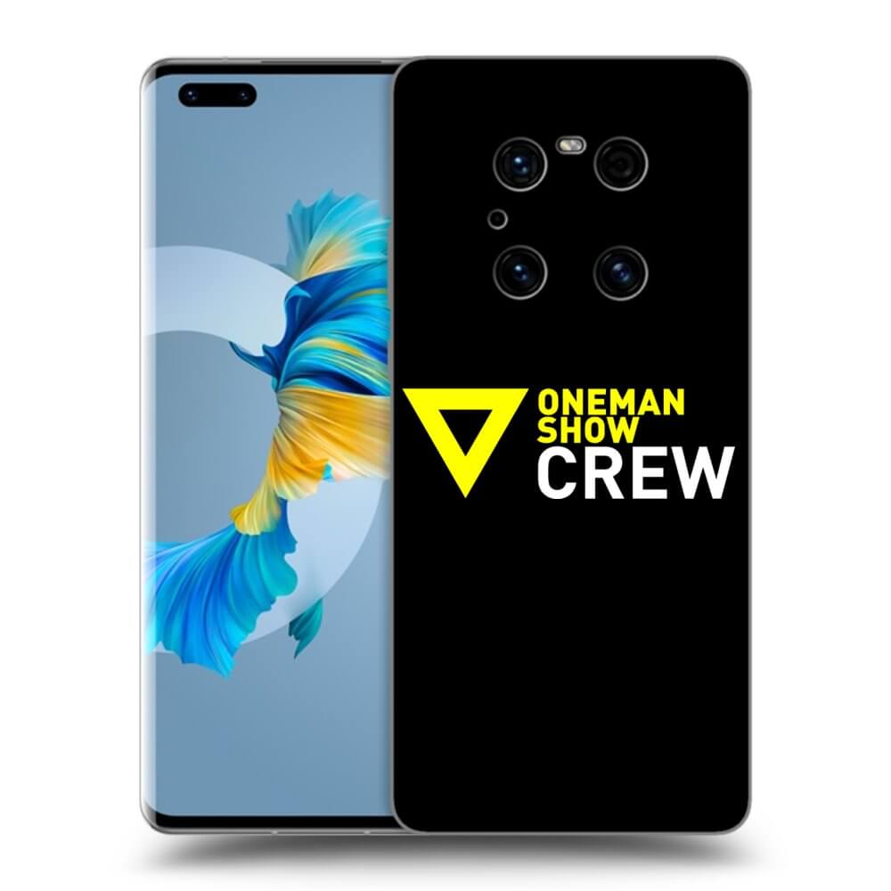 Picasee silikonový černý obal pro Huawei Mate 40 Pro - ONEMANSHOW CREW