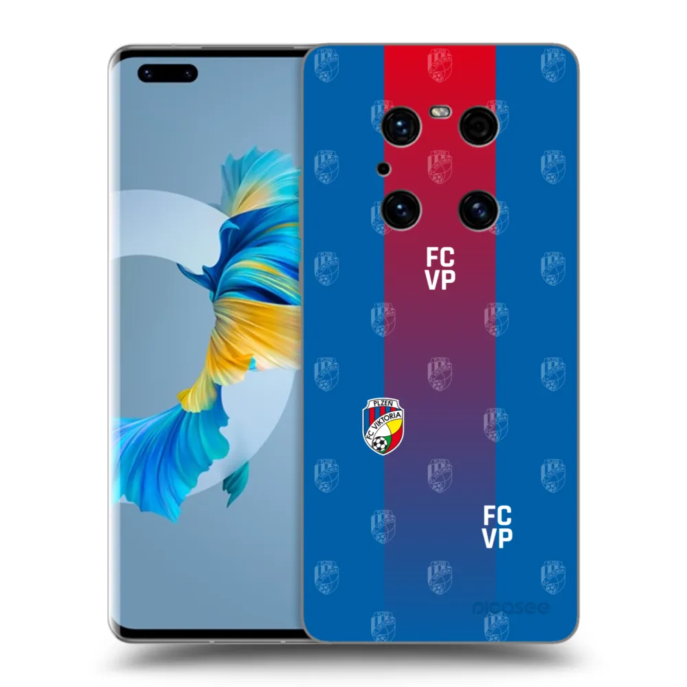 Picasee silikonový černý obal pro Huawei Mate 40 Pro - FC Viktoria Plzeň F
