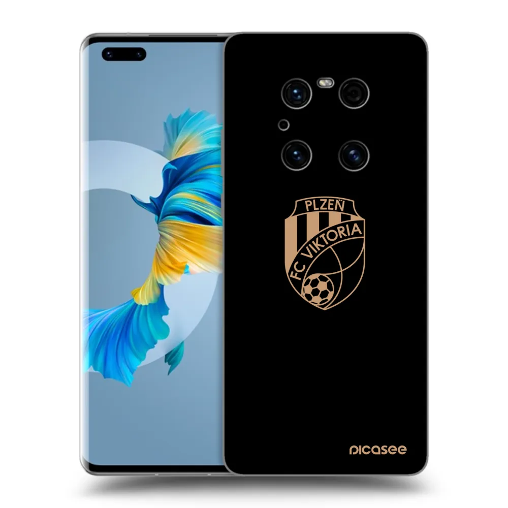 Picasee silikonový černý obal pro Huawei Mate 40 Pro - FC Viktoria Plzeň I